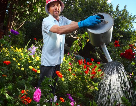 Maintaining a clean and organized garden in Downham